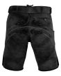 authentic black lederhosen men back