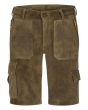 brown cargo lederhosen for men
