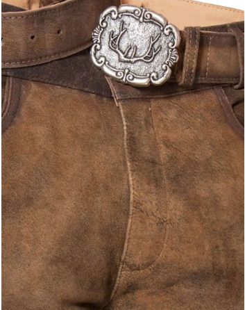 authentic bavarian knee length bundhosen