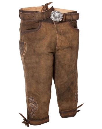 authentic bavarian knee length bundhosen