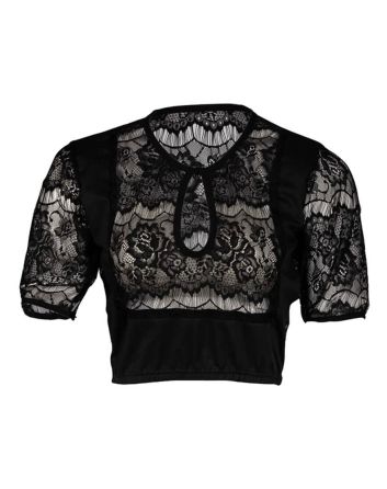 black dirndl blouse 